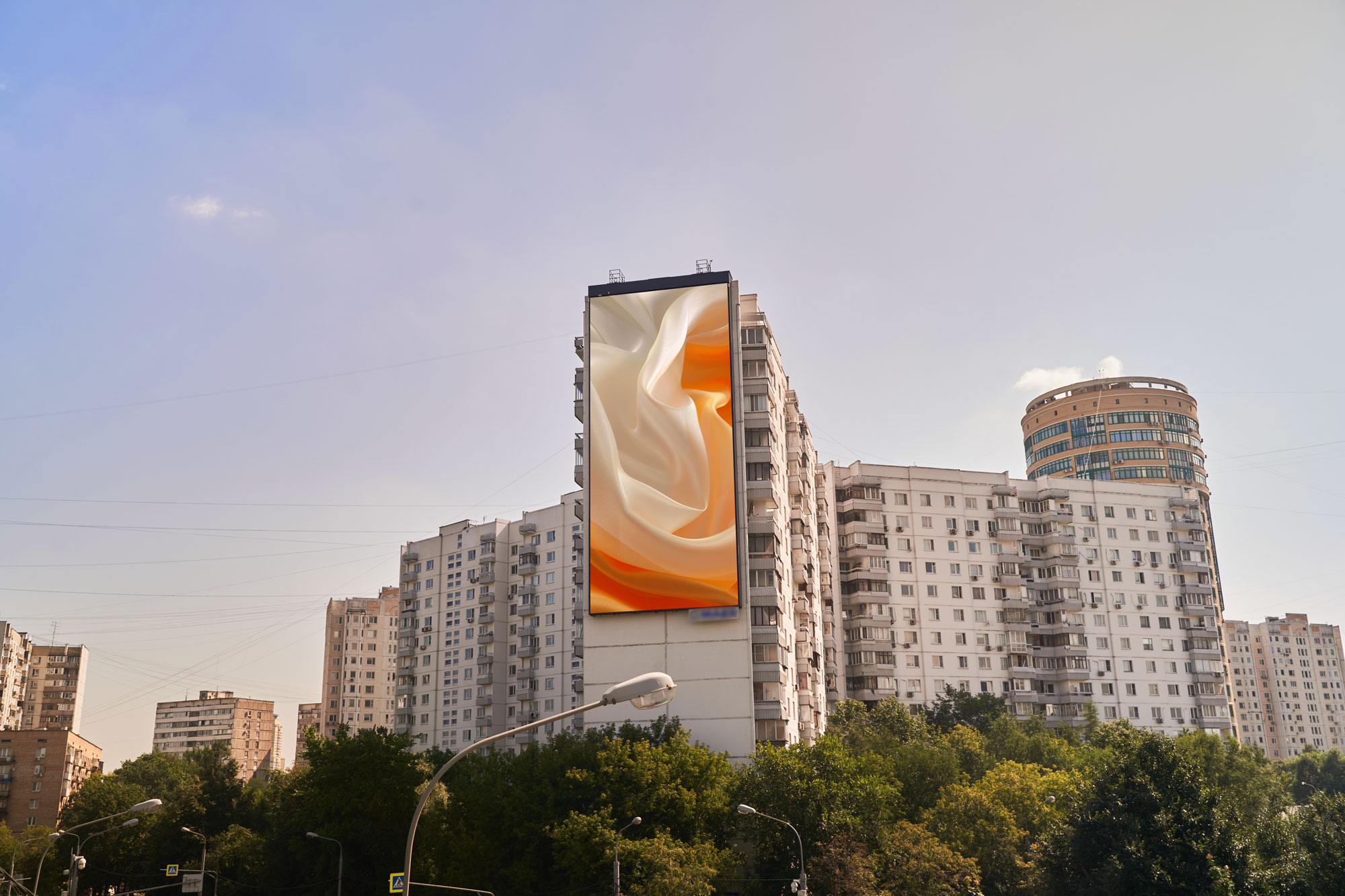 Digital Screen on 134, Leningradskoye Hwy. (Media Facade) 2