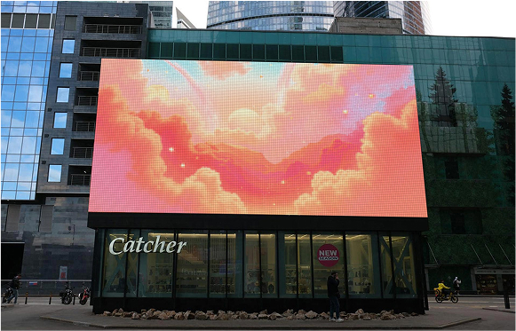 OOH Presnenskaya Embankment 8 (Catcher Media Cube)