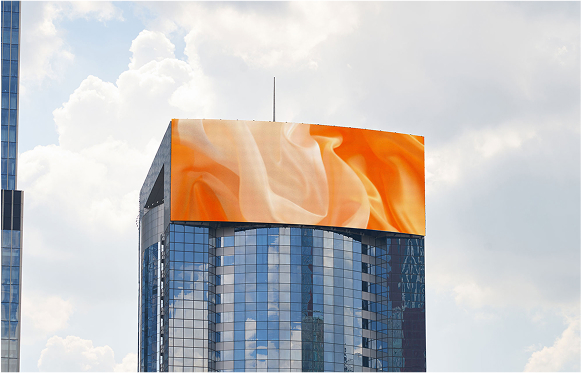 OOH Moscow City, North Tower — Northern Media Facade