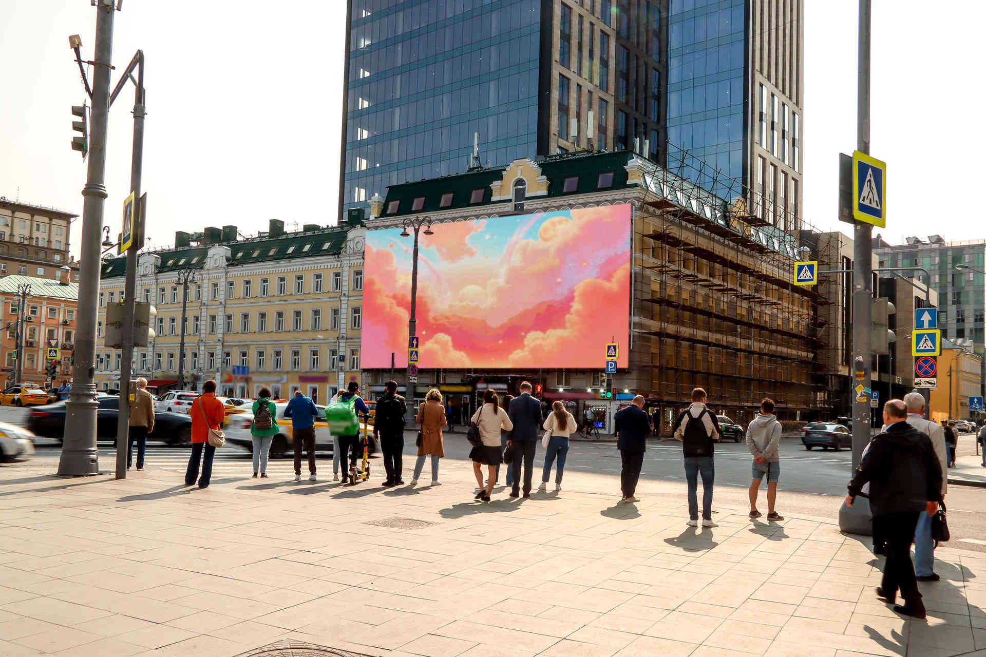 Digital Screen on 2 Tverskaya Zastava Sq., bldg. 1 1
