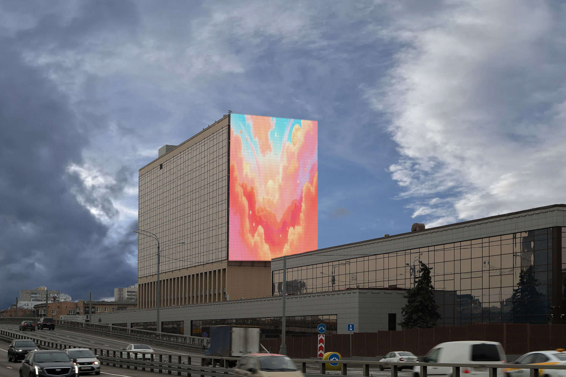 Digital Screen on 90 Volokolamskoye Hwy., bldg. 3 2