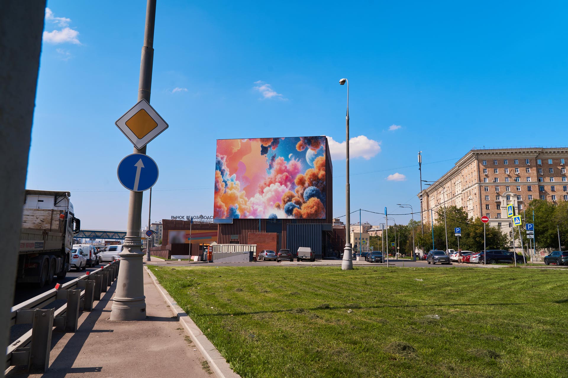 Digital Screen on Velosavodskaya St 13 bld. 2 (TTK) 2
