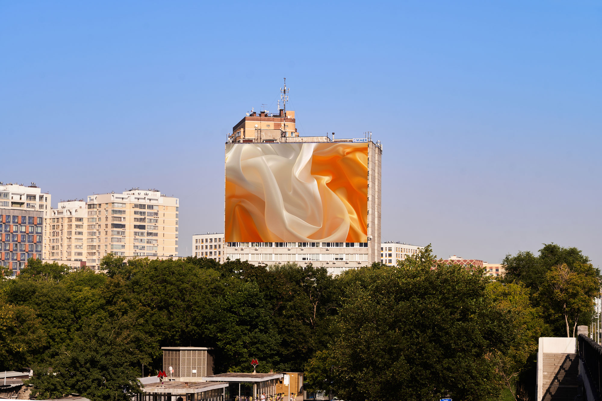 Digital Screen on Volgogradsky Ave 26/1, BC ‘Russia’ 1