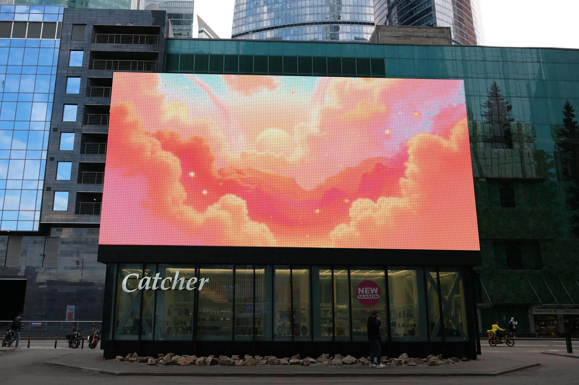Catcher Media Cube at Presnenskaya Embankment 8, Moscow 1